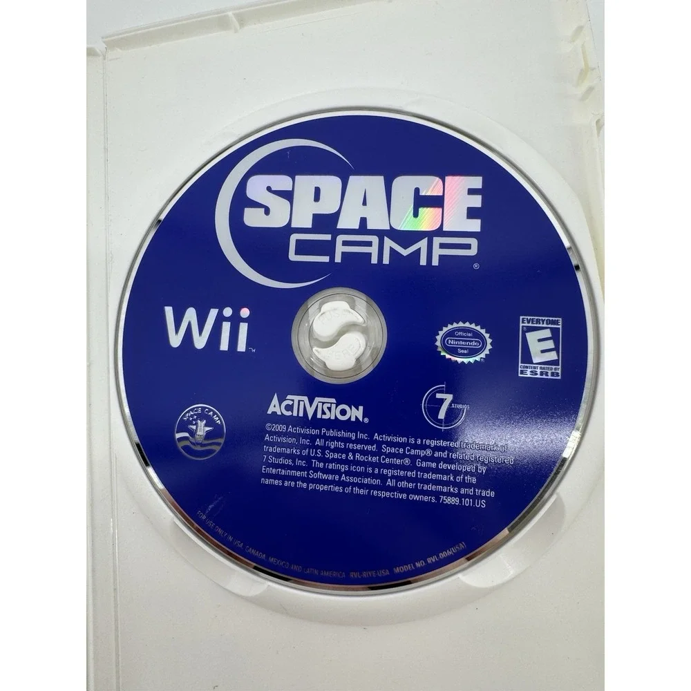 Space‎ Camp Nintendo Wii Activision With Manual CIB